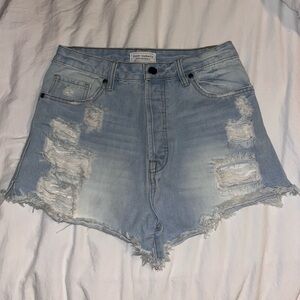 Hope Isabella Santa Rosa Beach Denim Shorts - Size Small